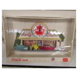 coke diner clock in package
