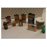 advertising cans & items