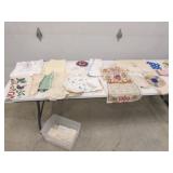 all vintage linens & tote