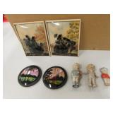 siloettes & bisque dolls