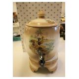 marshall pottery 2 gal. dispenser w/mallard scene
