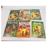 6 old disney big golden books