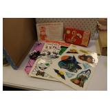 misc holiday items & earrings