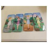 4 disney magnet sets