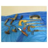 saws,hand drills & items