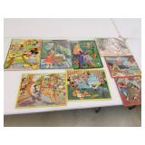 8 older disney puzzles