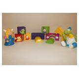 teletubby blocks & eurekas castle puppets