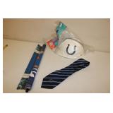 colts tie,banner & hat