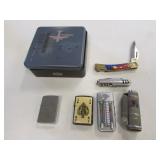 knives & knives incl:1 zippo