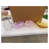 3 swans & syrup dispenser