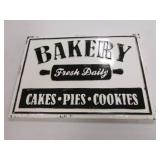 newer metal bakery sign
