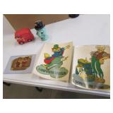 old disney decals & dwarfs card