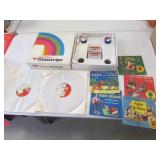 walt disney Pinocchio filmstrips,records