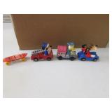 disney matchbox toys incl:1977 skateboard