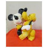mickey & pluto cookie jar