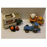 3 smaller old tonka toys