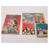 disney read along books w/records & 1938 book