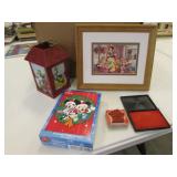 disney candleholder,puzzle,picture & stamper