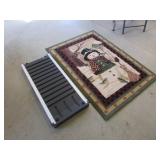 snowman rug & pet ramp