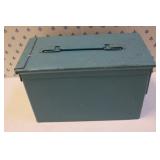 12 pound wax candle w/3 wicks inside ammo can