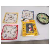 mickey puzzle,clock,linens