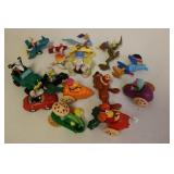 box lot of small toys