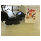 three little pigs picture & mouse ears display