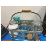 decorator holder w/jars