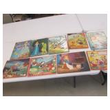 9 older disney puzzles