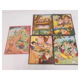 5 older disney puzzles