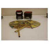 japanese lacquer jubakas & fans