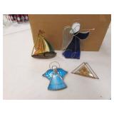 stained glass angels & sailboat