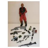cobra c.l.a.w.s. GI Joe spy troop & guns,knives