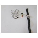 Lorus Goofey watch & pins