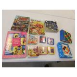 disney books,plate & albums