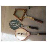3 tennis rackets