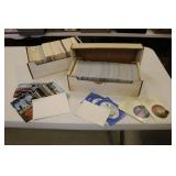2 boxes of postcards