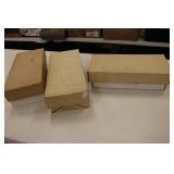 3 boxes of postcards