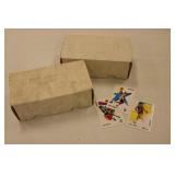 2 boxes of basketball cards