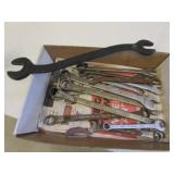 flat of large wrenches