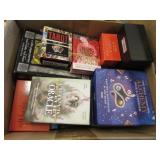box of cards & items