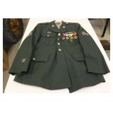 military coat & medals