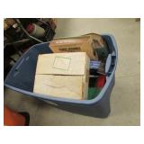 blue tote,games & items