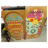 wooden pinball boards