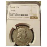 silver franklin half dollar