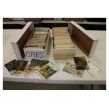 2 boxes of postcards