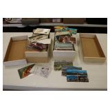 2 boxes of postcards
