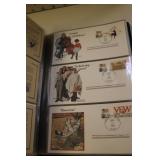 norman rockwell stamp collection