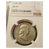 silver franklin half dollar