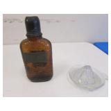 old crow bourban whiskey bottle